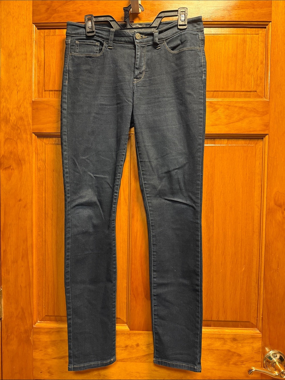 Banana Republic Women's Skinny Jeans in Dark Blue